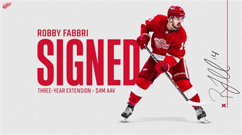 robby fabbri contract extension.